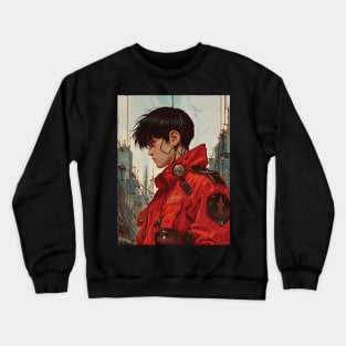 Akira Unleashed: Cyberpunk Masterpiece, Psychic Power Saga, and Fan Art Fusion Crewneck Sweatshirt